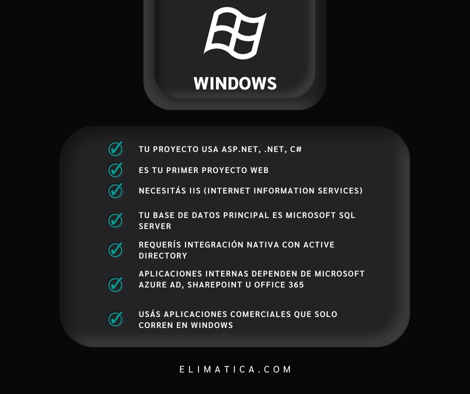Beneficios Windows Server Proyectos Web Ventajas Hosting Desarrollo Web Rendimiento Servidores Seguridad Aplicaciones Net Compatibilidad Sql Server Empresas Estabilidad Comparativa Windows Linux Desarrolladores Administracion Sencilla Aspnet Active Directory Soporte Microsoft Plataforma Corporativa Iis Infraestructura Aplicaciones Criticas